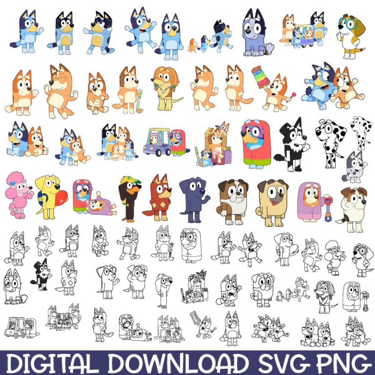 Designs Bluey And Bingo Svg Bundle Bluey Svg Bluey Vrogue Co