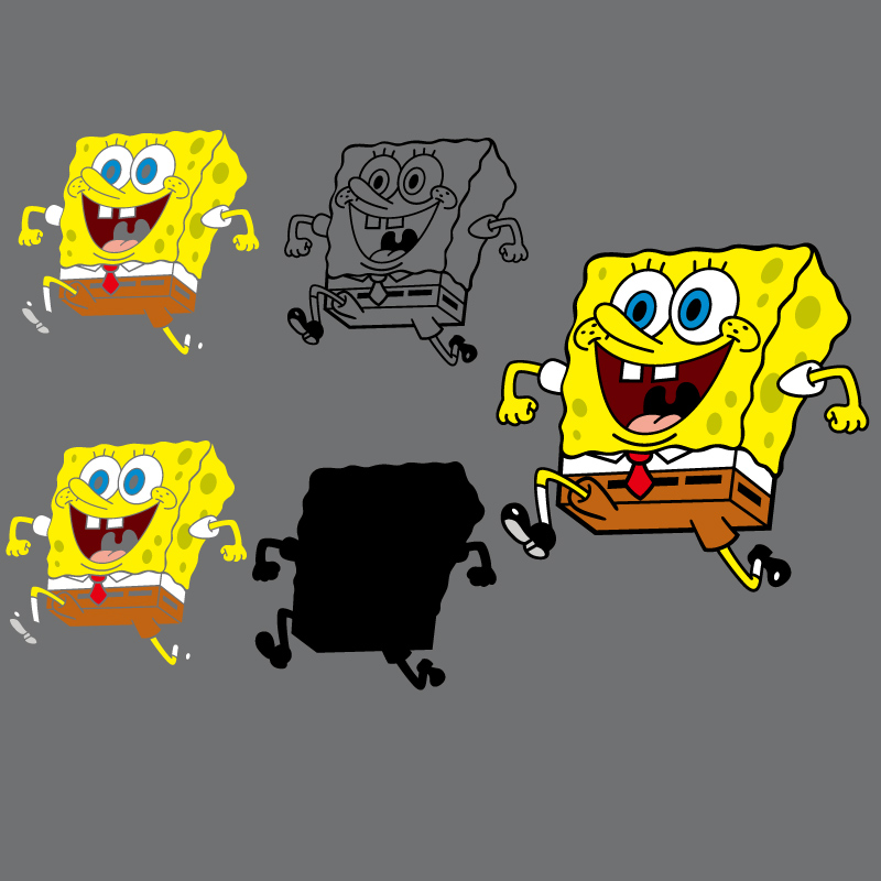 Spongebob Svg, Spongebob Sad Svg, Bob Svg, Cartoon Svg, Ai E