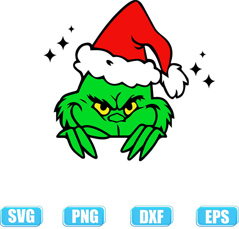 Grinch Svg The Grinch Max Cut File Svg Png Silhouette Digital Files ...