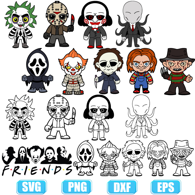 Halloween And Horror Svg Bundle Horror Movie Characte - vrogue.co